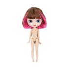 Boneca BJD De Cabelo Castanho Rosa 30 Cm ICY DBS Blyth Corpo Articulado Anime Boneca Nua Para