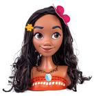 Boneca Busto Moana C/ Acessórios Penteado 18cm Vinil Cotiplas