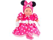 Boneca Classic Dolls Recém Nascido Minnie Mouse - com Acessórios Roma Brinquedos