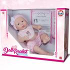 Boneca Coleção Doll Realist Bebê Com Babador Sid-Nyl