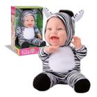 Boneca com Roupinha Zebra Baby Babilina Planet Bambola