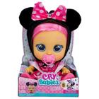 Boneca Cry Babies Dressy Minnie com Pilhas Inclusas para Crianças a Partir de 4 anos Multikids - BR2079