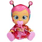 Boneca Cry Babies Stars Lady Roupinha de Joaninha Metalizada Chora Olhos Brilham Multikids BR2237