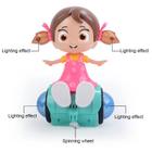 Boneca dançante brinquedo elétrica, meninas, projetor, efeito, 360 graus, rotação, brinquedos, carro, luzes musica