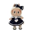 Boneca De Pelúcia Kawaii Labubu Lisa De 17cm Com Roupa Intercambiável DIY Saia Jogo Personalizado
