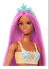 Boneca de sereia Barbie Fantasy Pink Hair