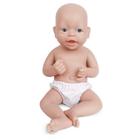 Boneca de silicone Vollence 35 cm, corpo inteiro, realista, menino