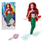 Boneca Disney Ariel Classic A Pequena Sereia 29cm com pincel