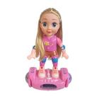 Boneca Divertida Luzes E Ritmo No Hoverboard - Toyking