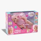 Boneca Divertoys New Born Little Faz Xixi