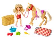 Boneca e cavalo Barbie Club Chelsea GFF50 para crianças de 3 anos ou mais