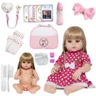 Boneca Estilo Reborn Realista 100% Silicone Fofa - Cegonha Reborn Dolls