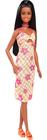 Boneca fashion Barbie Fashionistas 233 com cabelo e vestido pretos