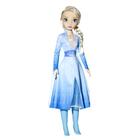 Boneca Frozen Elsa Grande 55cm Original Baby Brink