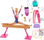 Boneca Ginasta Barbie com Playset - Colorido
