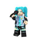 Boneca hatsune miku vocaloid bloco de montar