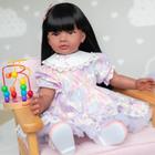 Boneca infantil Reborn Angelbaby Black Girl 60 cm com roupas