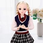 Boneca inteligente BJD Doll UCanaan 1/4 SD de 45 cm com roupas e sapatos