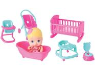 Boneca Little Dolls Casinha com Acessórios - Divertoys