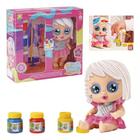 Boneca Little Dolls Glitter Pinta E Repinta - Divertoys 8292