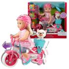 Boneca Little Mommy Primeiro Passeio De Bicicleta Mattel