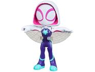 Boneca Marvel Spidey and His Amazing Friends - Herói Ghost-Spider com Acessório Hasbro