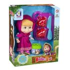 Boneca Masha E O Urso 18 cm com Acessórios para Crianças a Partir de 3 Anos Cotiplas - 2569
