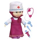 Boneca Masha E O Urso Enfermeira Dodoi 23cm Com Kit Médico