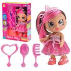 Boneca Menina Brave Girls 32 Cm Alexis Fashion Com Escova - Bee Toys