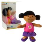 Boneca Menina De Pelúcia Infantil Com Chocalho Meninas Coloridas Brinquedo Para Bebê Unik Toys