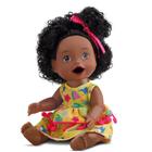 Boneca Menina My Little Collection Primeira Papinha Negra - Divertoys