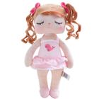 Boneca Metoo Candy Color Sacola Brinquedo Meninas Bebê Bup Baby 33cm