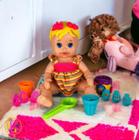 Boneca Milly Sorvetinho com Acessórios aventuras de verão Brinquedo Faz de Contas