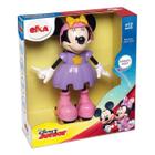 Boneca Minnie Patinadora Disney Conta História Brinquedo 25cm Elka