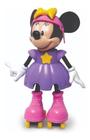 Boneca Minnie Patinadora Fala C/ Patins 26cm - Elka