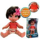 Boneca Moana de Silicone Para Toda Criança Brincar