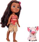 Boneca Moana Princesa Disney 36 Cm E Porquinho Pua - Cotiplás