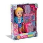 Boneca My Little Collection Vamos Viajar C Mala e Passaporte - Divertoys - DIVER TOYS