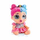 Boneca My Little Glitter Faz Xixi Divertoys Ref.8282 Azul