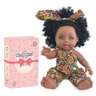 Boneca Nice2you Black Afro-American Girl de 10 polegadas