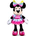 Boneca Pelúcia 40cm com Luz e Falas em Português Minnie Rosa