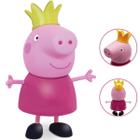 Boneca Peppa Pig Princesa Miniatura Série Brinquedos de Menina e Menino Elka