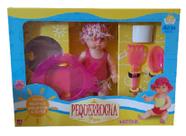 Boneca Barbie Fashion Praia Roupa Laranja Mattel DWJ99 HDC49