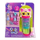 Boneca - Polly Com Armario Giratorio - Gatinho - MATTEL - Polly Pocket