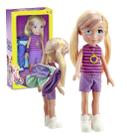 Boneca Polly Pocket Camping 38 Cm C/ Acessórios -pupee