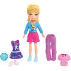 Boneca Polly Pocket Kit Jogadora de Futebol Mattel - GDL98