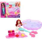 Boneca Princesa Ariel Aventuras na Piscina Hwb39 - Mattel