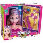 Boneca Princesa Nancy Hair Busto Para Pentear E Maquiar 518 - Super Toys