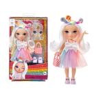Boneca Rainbow High Littles Opal Raine - 5,5cm com Bolsa e Unicórnio