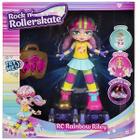 Boneca Rainbow Riley Patinadora com Controle Remoto Candide